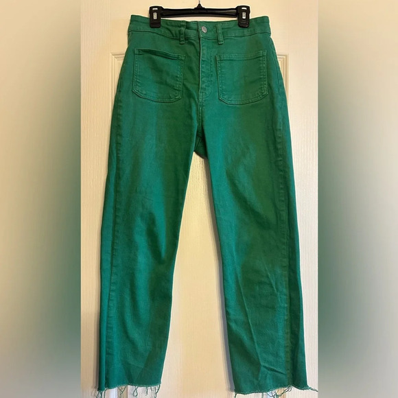 Zara Ankle Straight Jean Pants US Size 6 - Picture 1 of 4